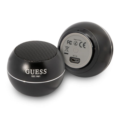 Prenosivi Bluetooth zvučnik Guess, 3W, Crni
