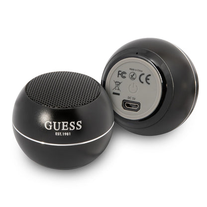 Prenosivi Bluetooth zvučnik Guess, 3W, Crni