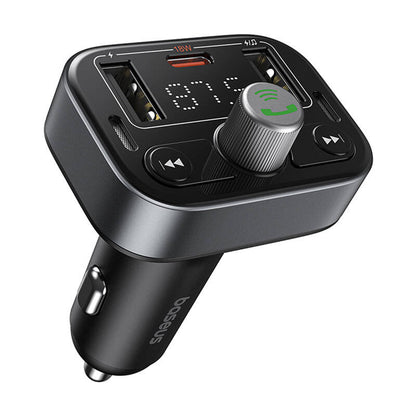 Bluetooth FM Modulator Baseus S-09 Pro, 2 x USB-A - 1 x USB-C C10762200113-00 
