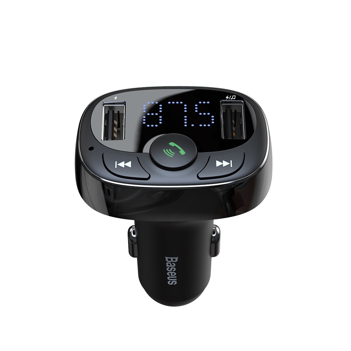 FM Bluetooth modulator Baseus S-09A, 2 x USB-A - 1 x microSD