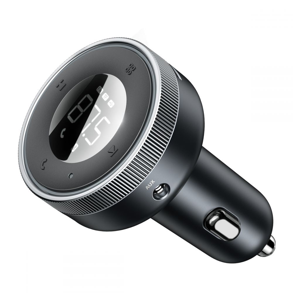 Baseus Enjoy Bluetooth FM Modulator, Mp3 Player, 2 x USB, Black CCLH-01