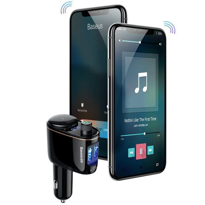 Baseus S-06 Bluetooth FM Modulator, 2 x USB-A CCHC000001
