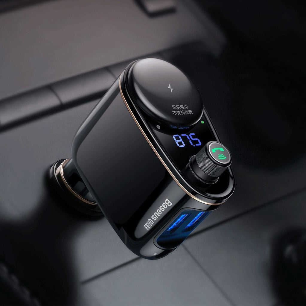 Baseus S-06 Bluetooth FM Modulator, 2 x USB-A CCHC000001