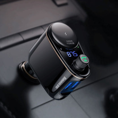 Baseus S-06 Bluetooth FM Modulator, 2 x USB-A CCHC000001