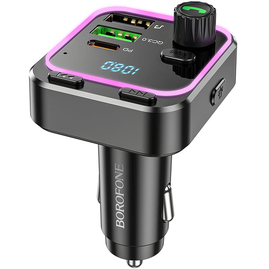 Bluetooth FM Modulator BC53 Highway, 2 x USB-A - 1 x USB-C 