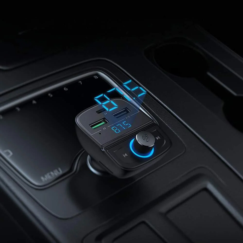 Bluetooth FM Modulator UGREEN CD229, 2 x USB-A - 1 x USB-C - 1 x microSD