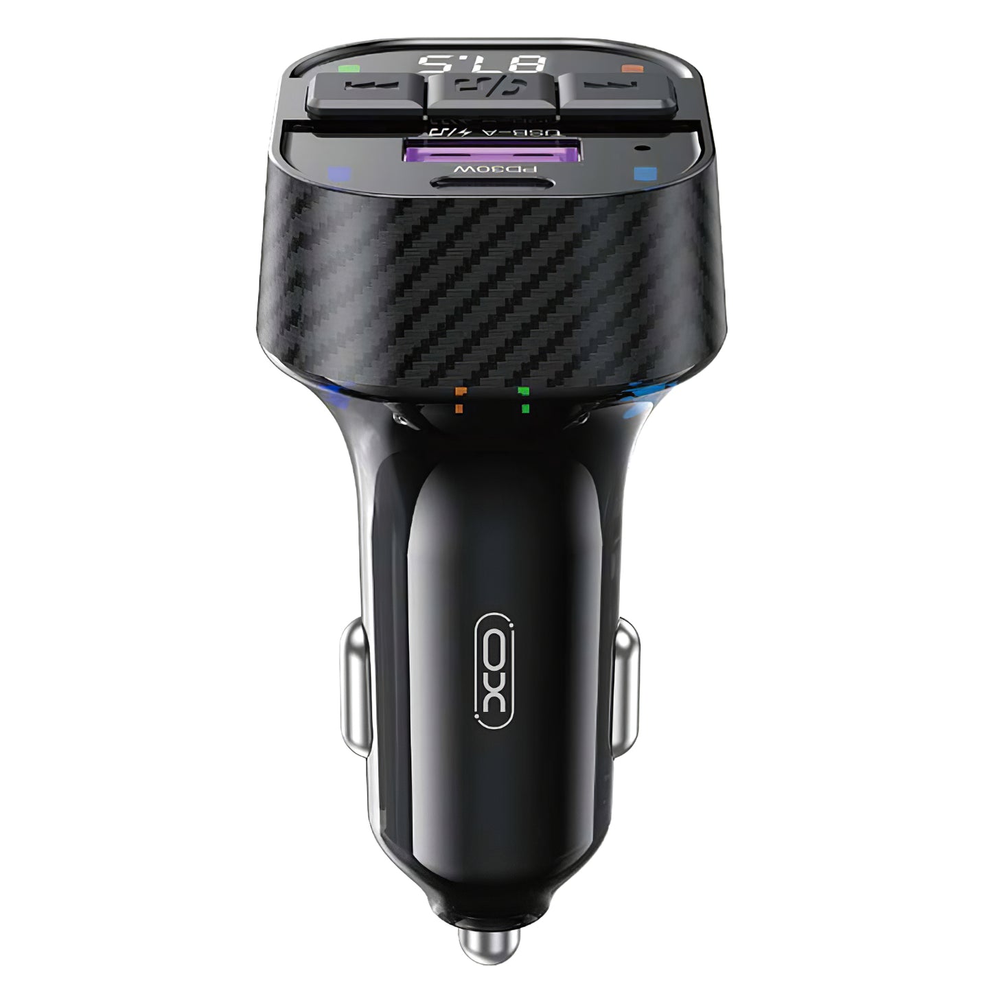 FM Bluetooth modulator XO Design BCC17, 1 x USB-A - 1 x USB-C