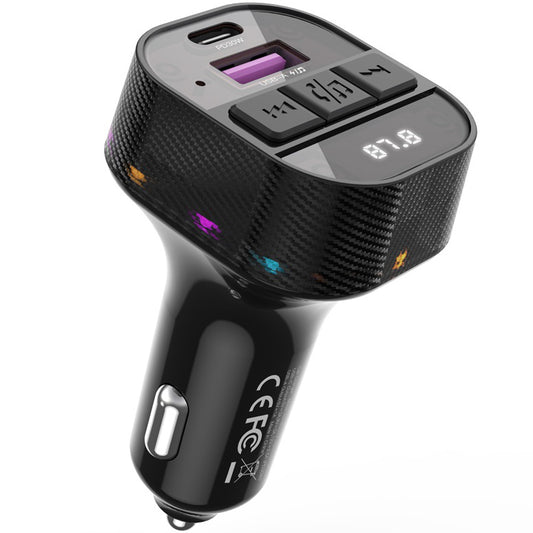 Bluetooth FM Modulator XO Design BCC17-3, 1 x USB-A - 1 x USB-C 