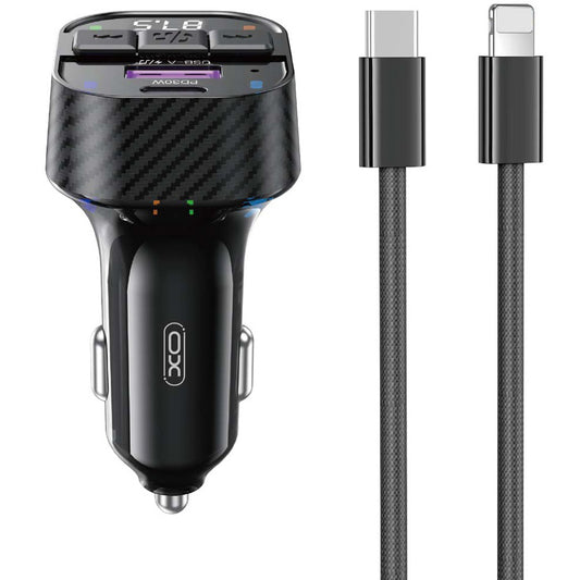 Bluetooth FM Modulator XO Design BCC17-3, 1 x USB-A - 1 x USB-C 