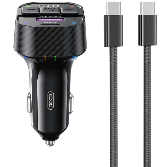 Bluetooth FM Modulator XO Design BCC17-2, 1 x USB-A - 1 x USB-C 