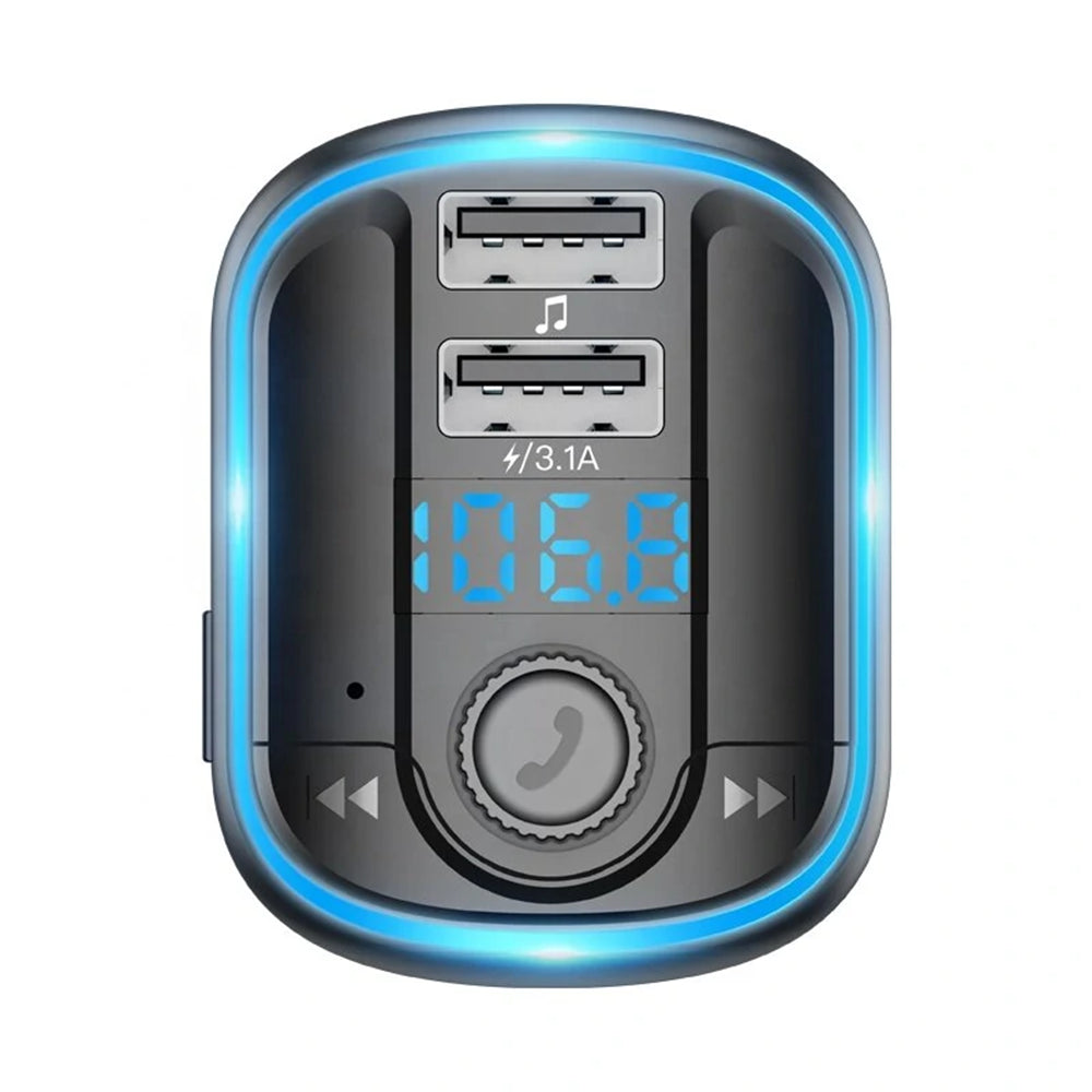 Modulator FM Bluetooth Yesido Y44, 2 x USB-A - 1 x microSD