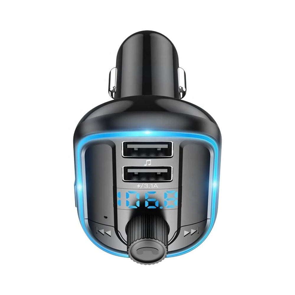 Modulator FM Bluetooth Yesido Y44, 2 x USB-A - 1 x microSD