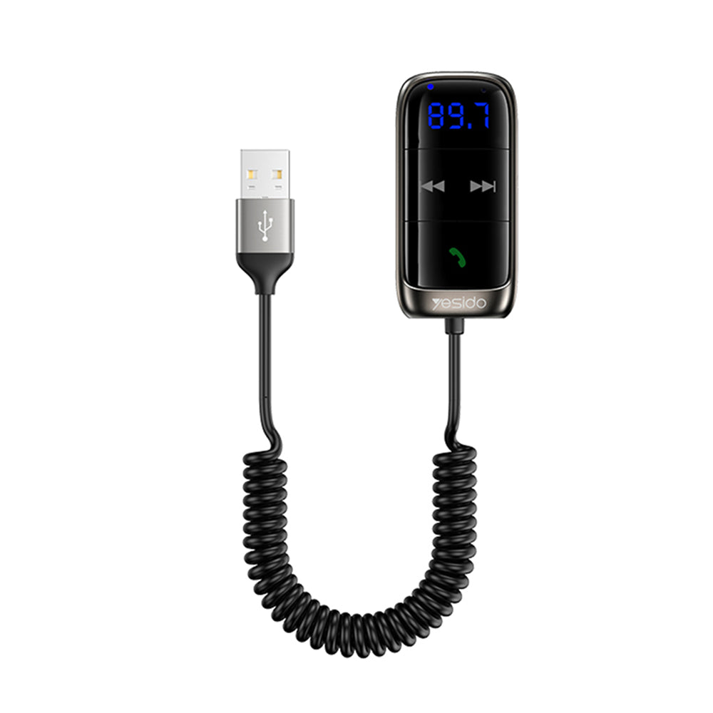 Modulator FM Bluetooth Yesido YAU32, 1 x 3.5mm - 1 x microSD