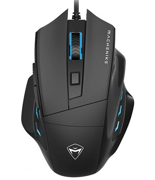 Gejmerski miš sa žicom USB Machenike M3, RGB, 3200DPI, Crni