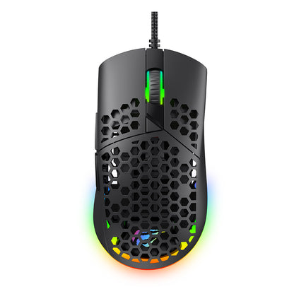 Miš Gaming Wired USB HAVIT MS1036, RGB, 1200DPI - 7200DPI, 1.6m, Beli
