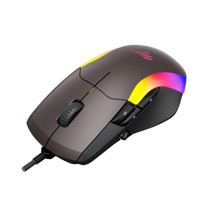 Gaming miš sa žicom USB HAVIT MS959S, RGB, 1200DPI - 8000DPI, 1.6m, Crno Oker