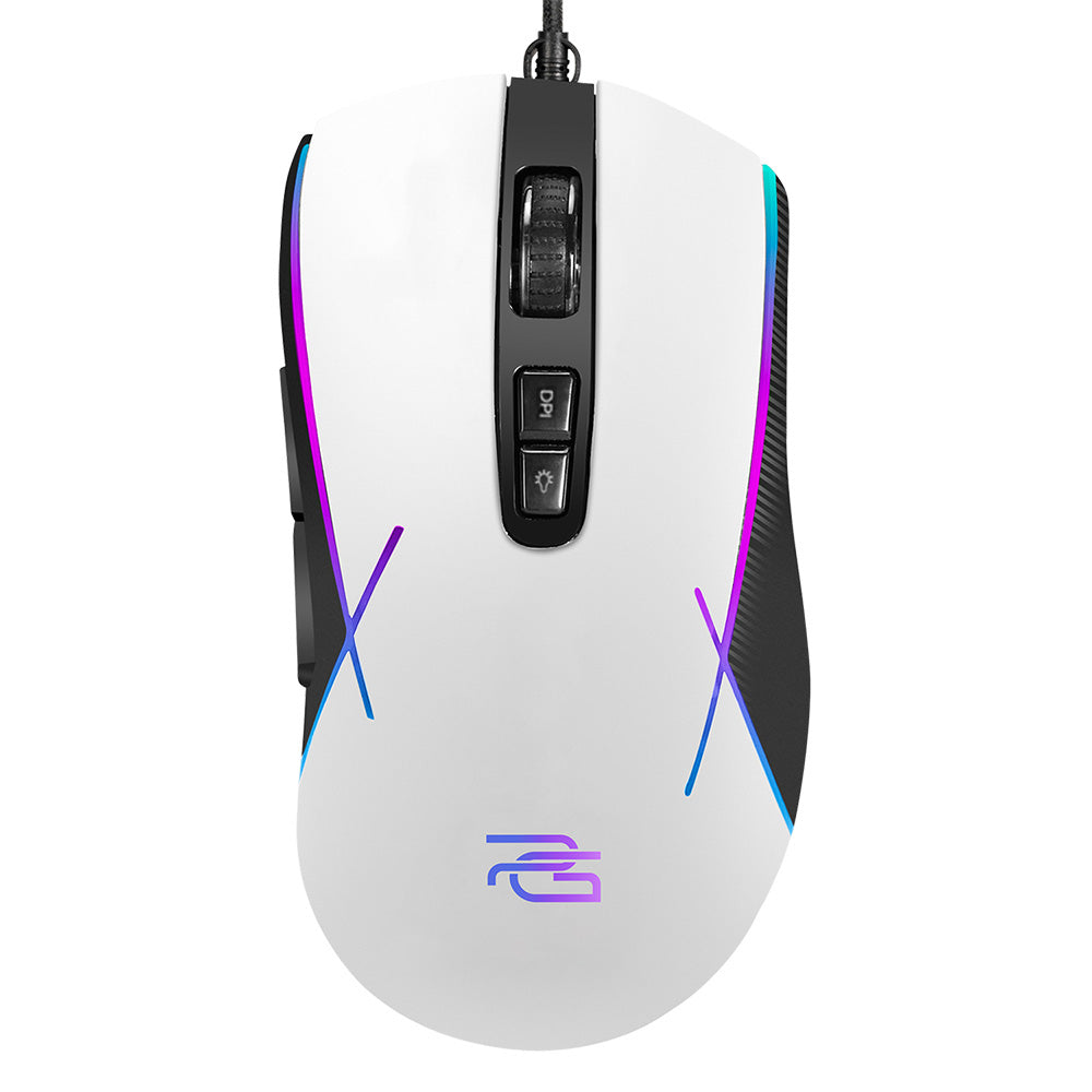Mouse Gaming Wired USB Proove Defiant, RGB, 7200DPI, Beli CMDE00000101