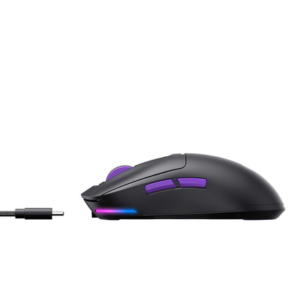 Bežični gejmerski miš HAVIT MS969WB, RGB, 1000DPI - 16000DPI, BT / Wi-Fi / Žičani, Crni