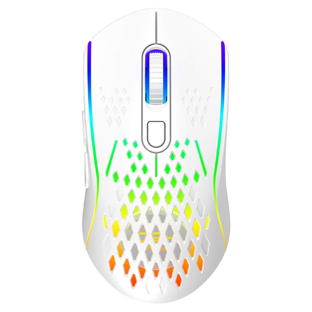 Bežični gejmerski miš Proove Buzz, RGB, 800DPI - 4800DPI, Beli WMBU00022402