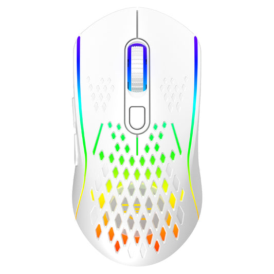 Bežični gejmerski miš Proove Buzz, RGB, 800DPI - 4800DPI, Beli WMBU00022402