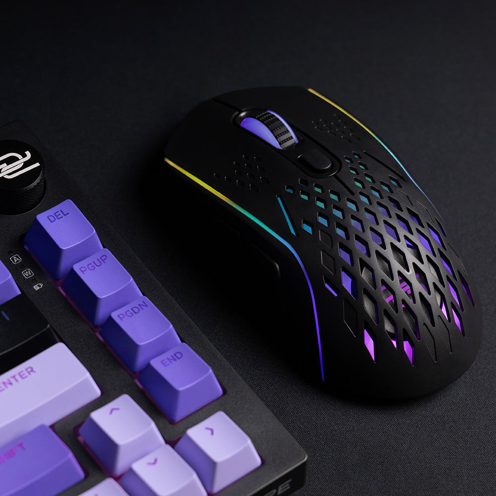 Bežični gejmerski miš Proove Buzz, RGB, 800DPI - 4800DPI, Beli WMBU00022402