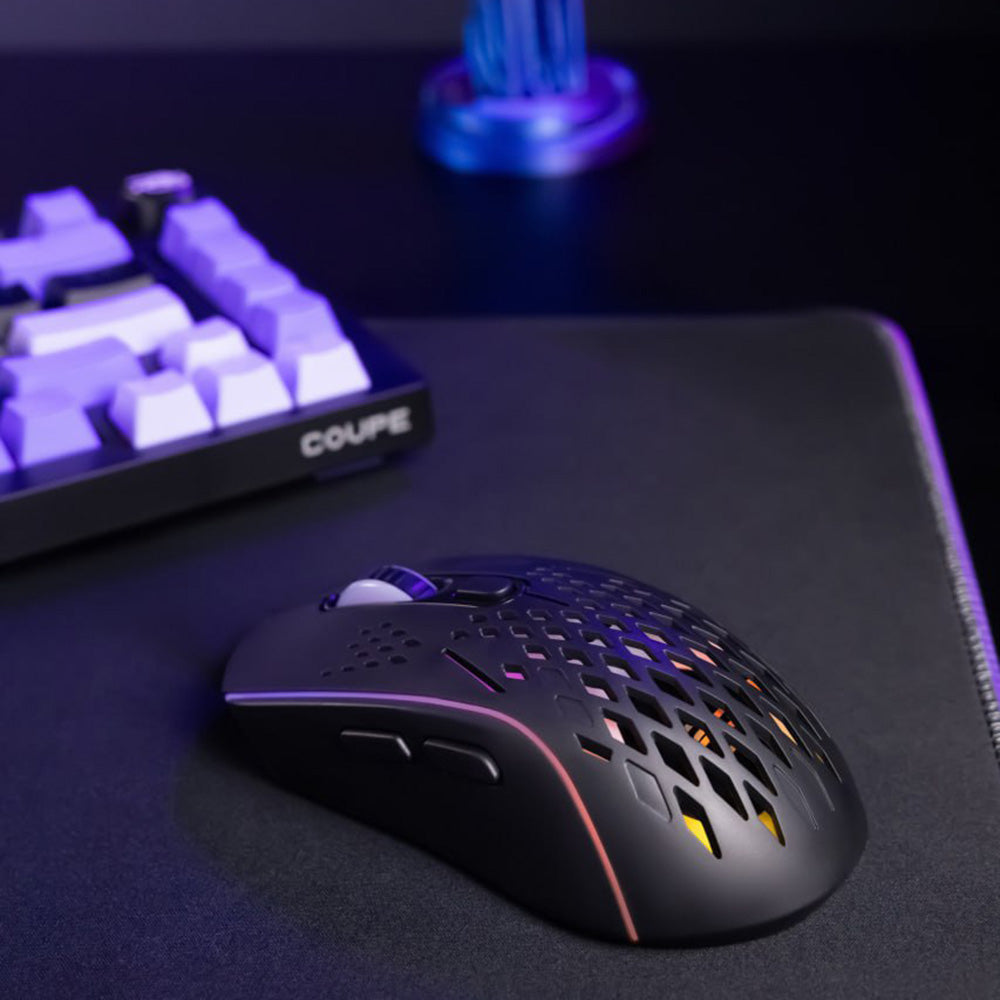 Bežični gejmerski miš Proove Buzz, RGB, 800DPI - 4800DPI, Beli WMBU00022402
