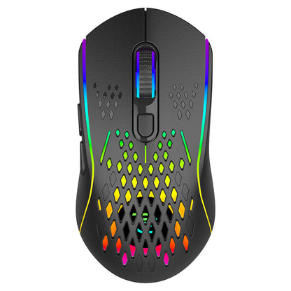Bežični gejmerski miš Proove Buzz, RGB, 800DPI - 4800DPI, Crni WMBU00022401