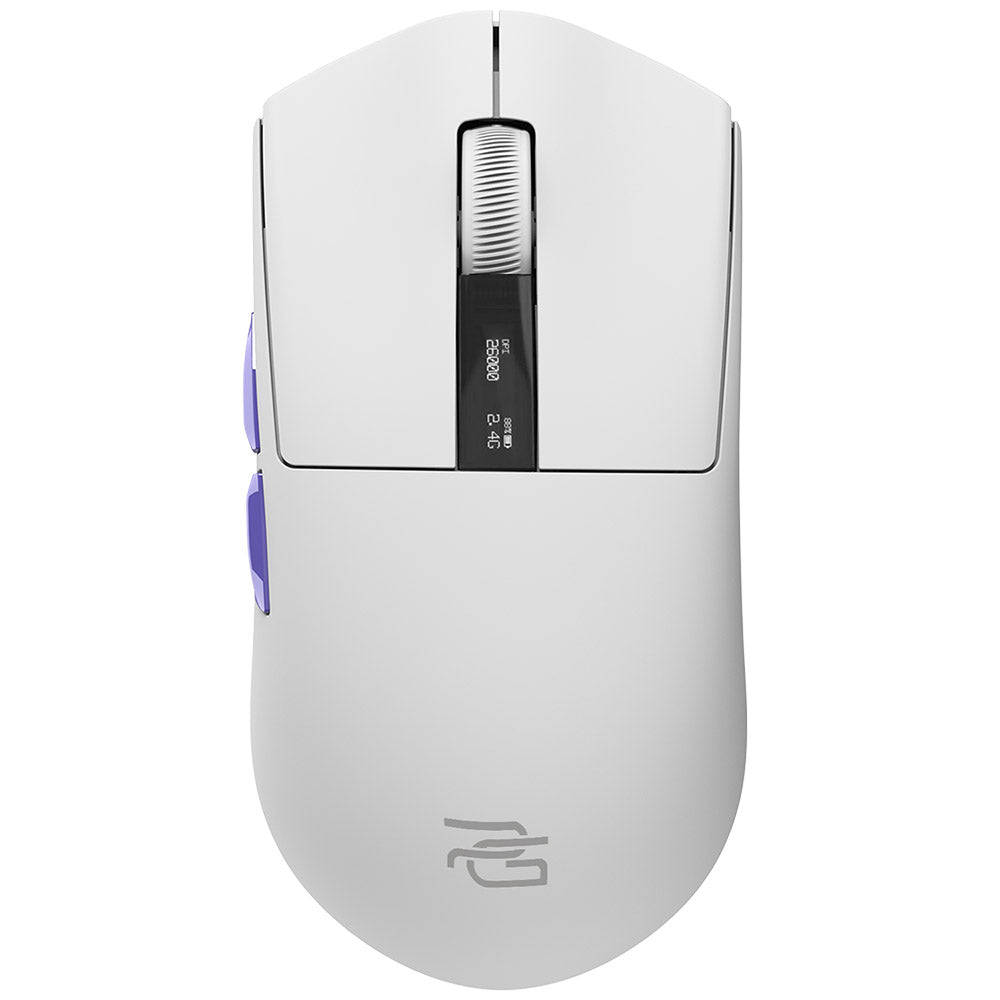 Bežični gejmerski miš Proove Jester, 800DPI - 26000DPI, OLED ekran, Beli WMJS00022002