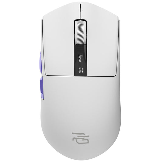 Bežični gejmerski miš Proove Jester, 800DPI - 26000DPI, OLED ekran, Beli WMJS00022002