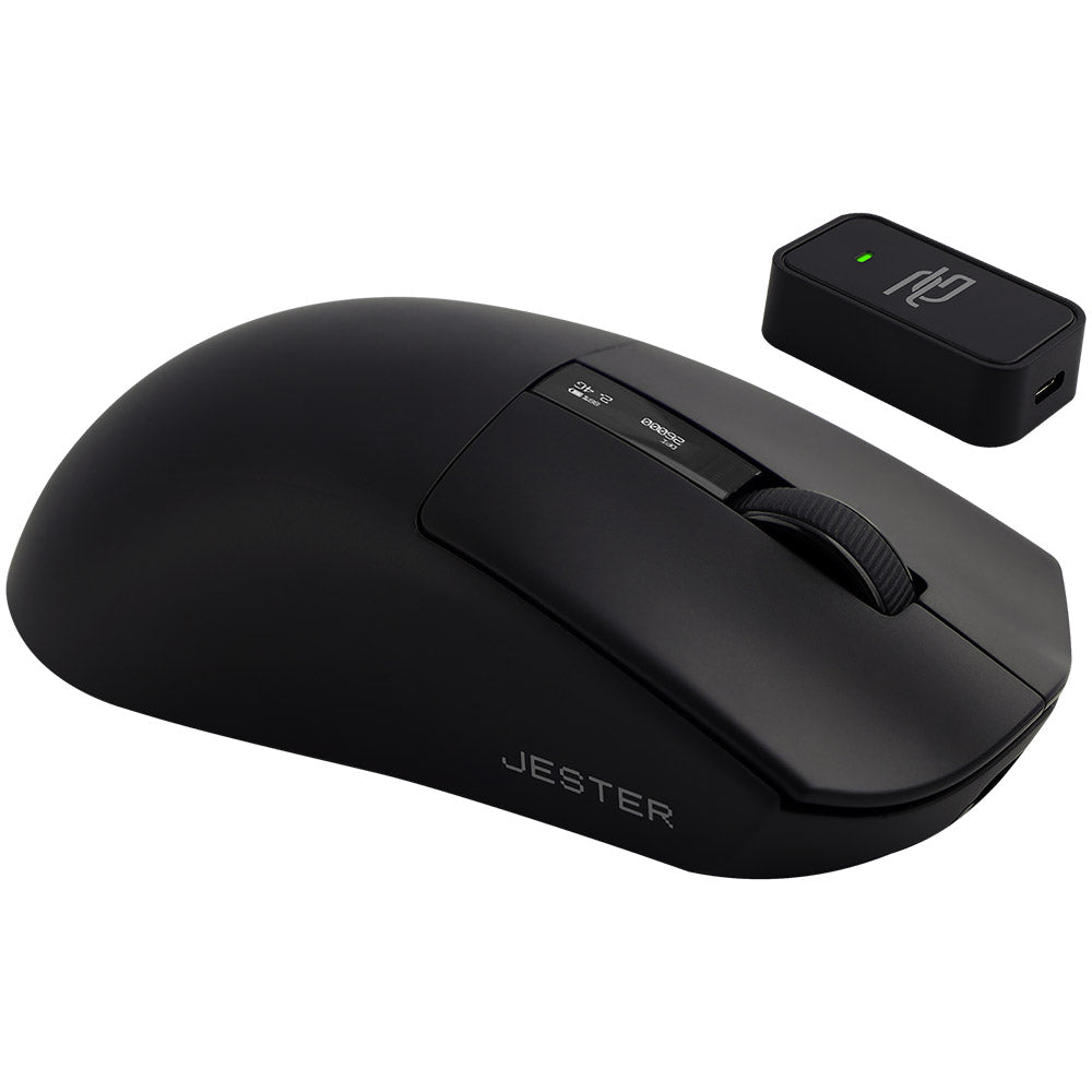 Bežični gejmerski miš Proove Jester, 800DPI - 26000DPI, OLED ekran, Crni WMJS00022001