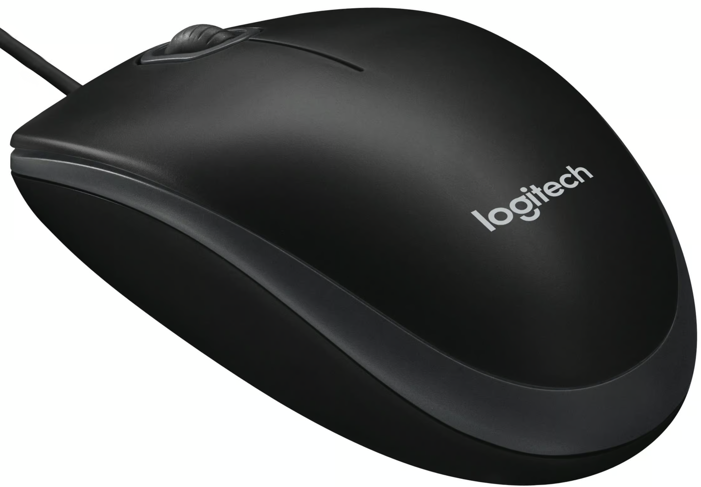 Mouse Wired USB Logitech B100, 1000DPI, Crni 910-003357