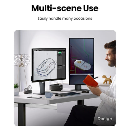 Miš sa žičanim USB UGREEN MU007, 1200DPI, 1.5m, Crni