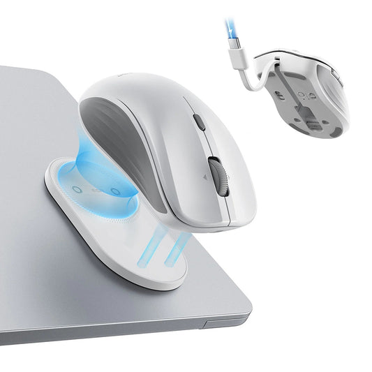 Bežični miš ESR MagMouse, 800DPI - 4800DPI, BT / Wi-Fi, Beli