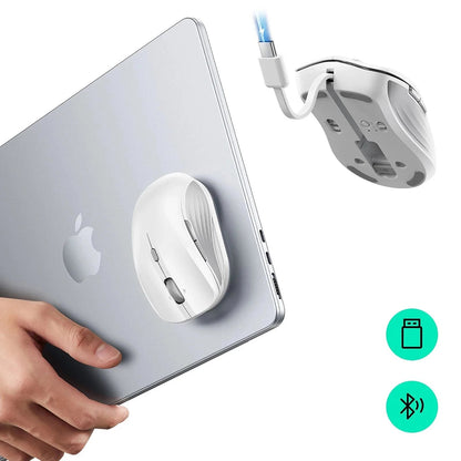 Bežični miš ESR MagMouse, 800DPI - 4800DPI, Bel