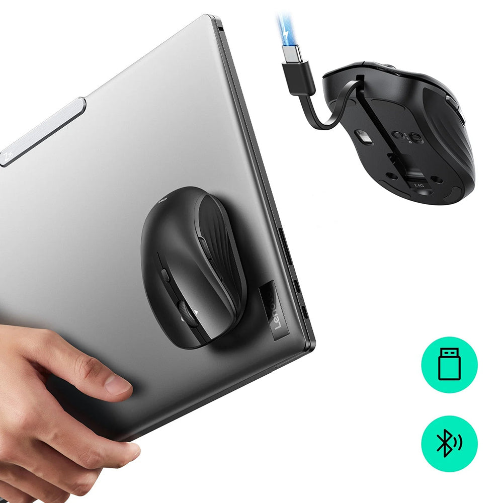 Bežični miš ESR MagMouse, 800DPI - 4800DPI, BT / Wi-Fi, Crni