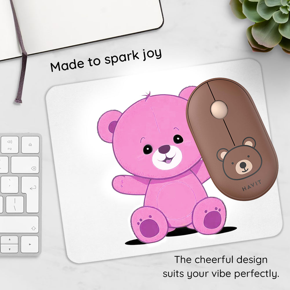 Mouse Wireless HAVIT MS75GT Pro, 1600DPI, Braon