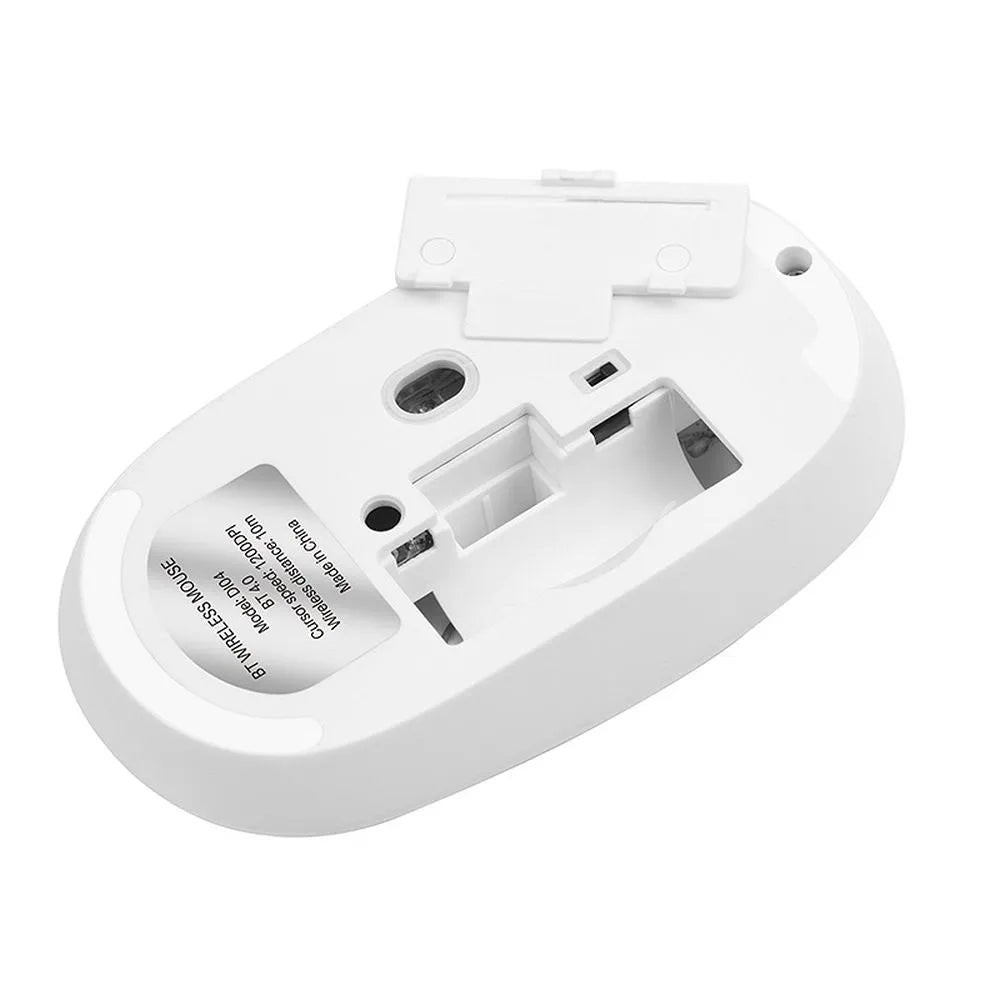 Bežični miš HOCO DI04, 1200DPI, BT / Wi-Fi, Beli