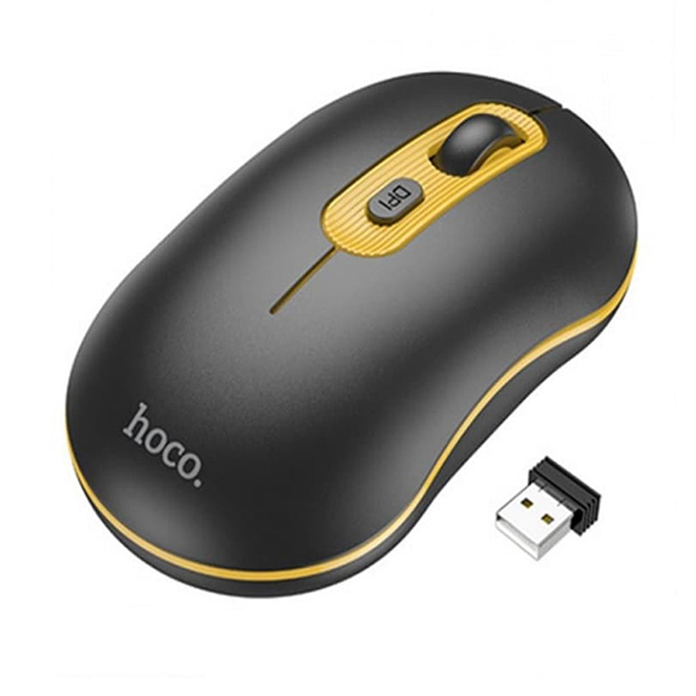 Bežični miš HOCO GM21, 1600DPI, Žut