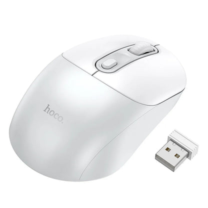 Bežični miš HOCO GM28, 1600DPI, Beli