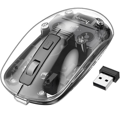 Bežični miš HOCO GM29, 1600DPI, BT / Wi-Fi, Crni