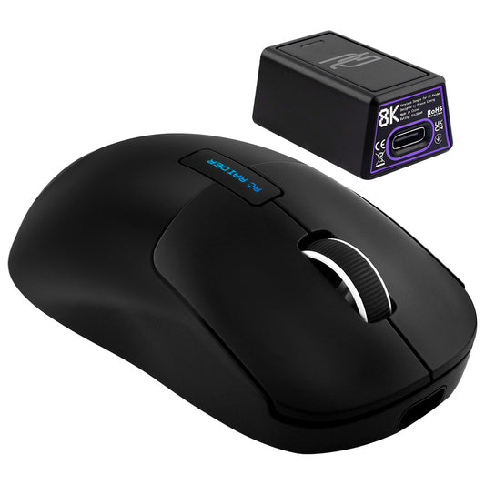 Mouse Wireless Proove RC Raider 8K, 800DPI - 32000DPI, BT / Wi-Fi / Žičani, Crni WMRR00122001