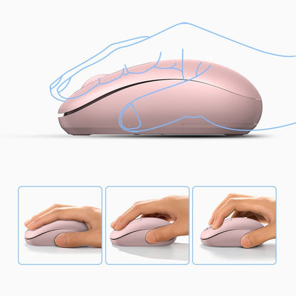 Bežični miš UGREEN MU105, 2400DPI, Roze