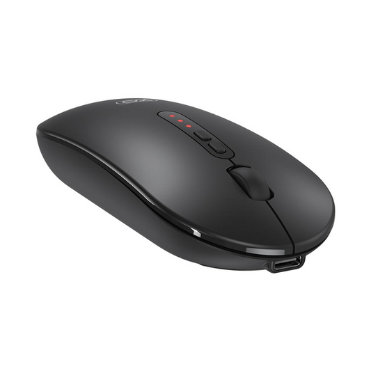 Bežični miš XO Design M13 Silent Tri-mode, 1600DPI, BT / Wi-Fi, Crna