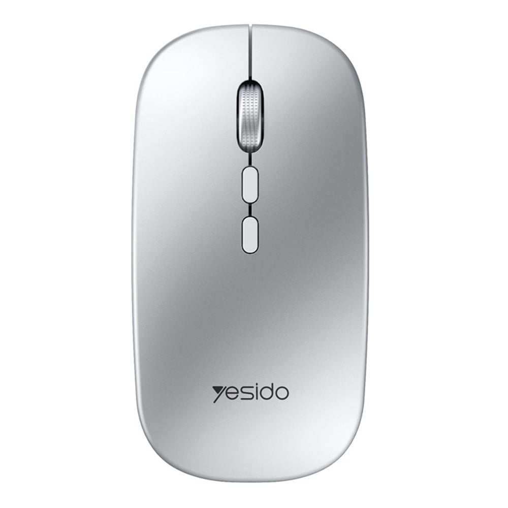 Mouse Wireless Yesido KB15, 800DPI - 1600DPI, Srebrni