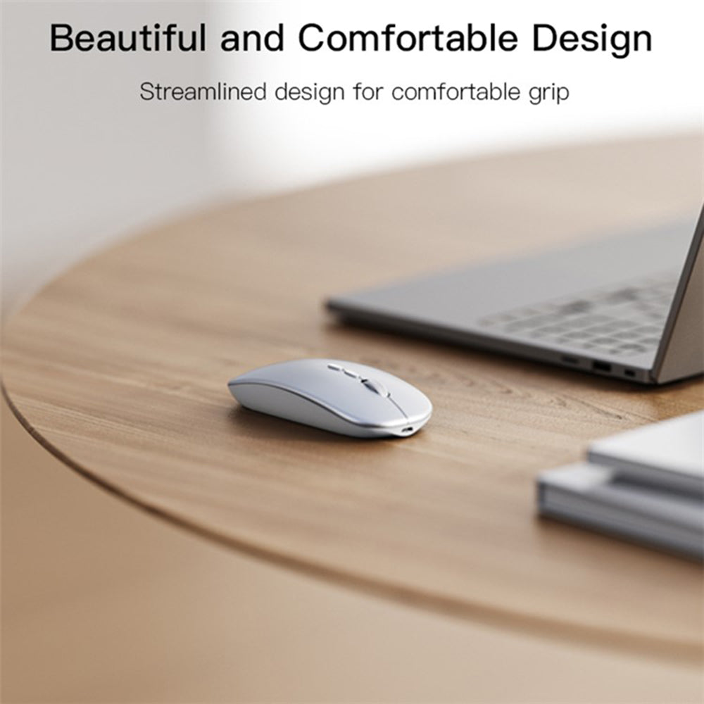 Mouse Wireless Yesido KB15, 800DPI - 1600DPI, Srebrni