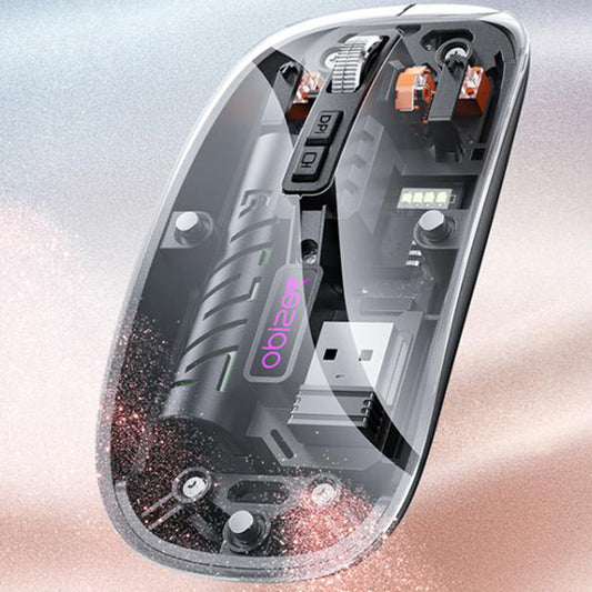 Bežični miš Yesido KB29, 800DPI - 1600DPI, BT / Wi-Fi, Beli
