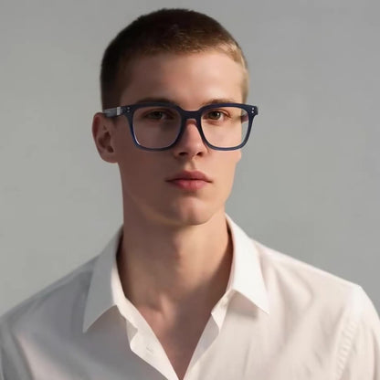 Naočare za računar za muškarce Techsuit 2225, Anti-Blue Light, Crne