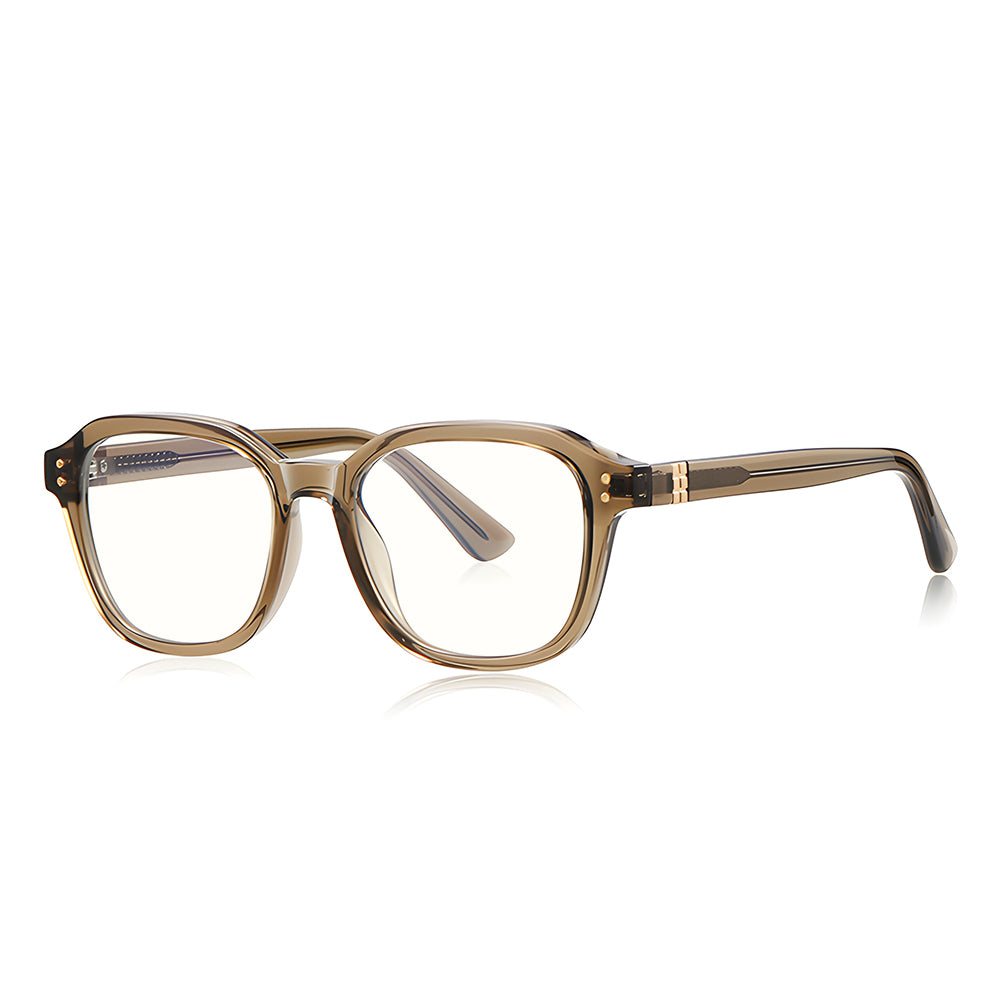 Naočare za računar muške Techsuit 2227, Anti-Blue Light, svetlo braon