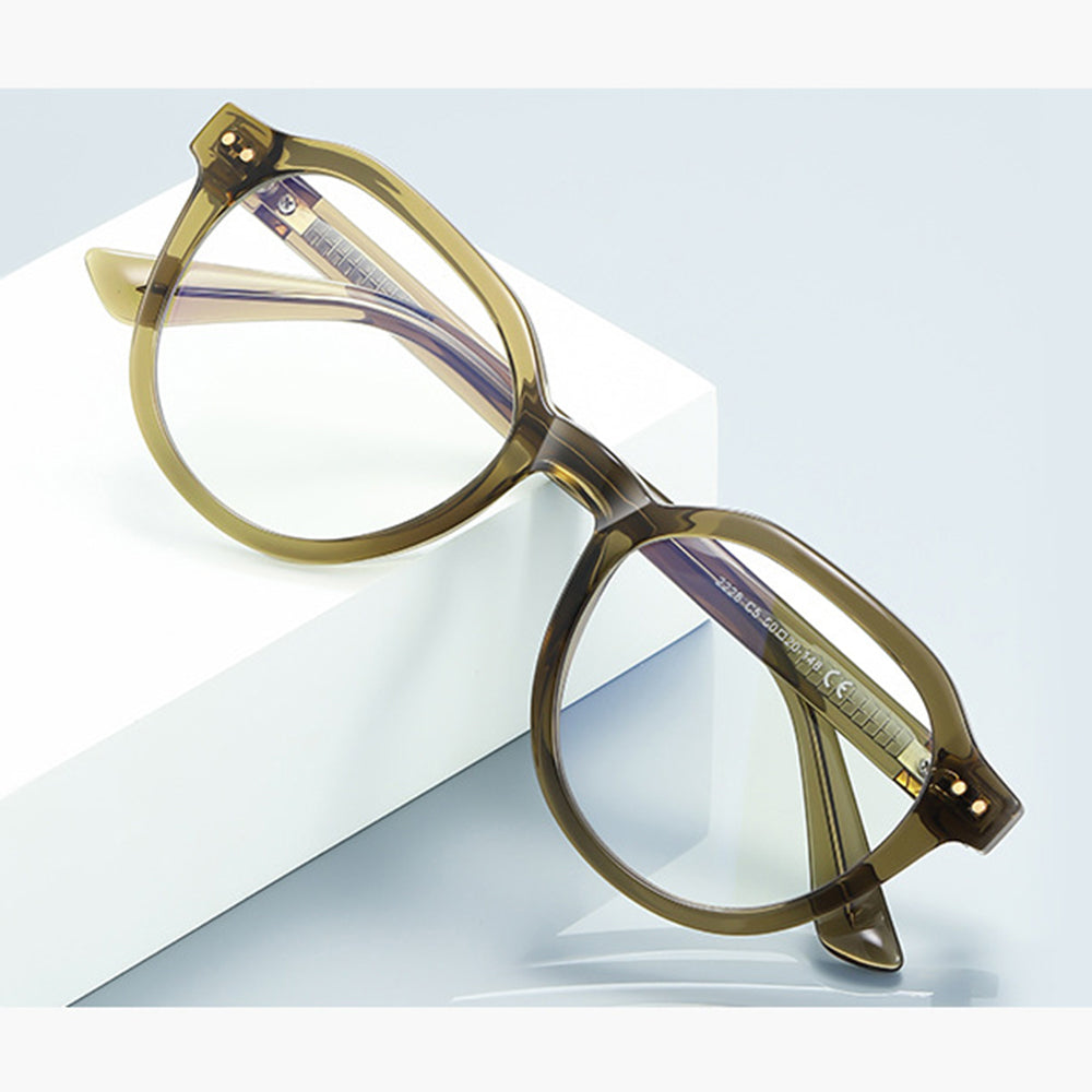 Naočare za računar muške Techsuit 2228, Anti-Blue Light, svetlo braon