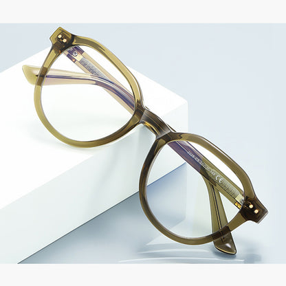 Naočare za računar muške Techsuit 2228, Anti-Blue Light, svetlo braon